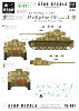 Star Decals 16-001 PzKpfw IV Ausf J - SS-Pz.Reg. 1 LAH 1/16